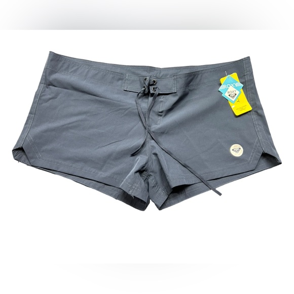 ROXY navy blue Women's Board Quick Dry swim Suit Shorts 2 inch Swimsuit Bottoms - Picture 2 of 9